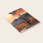 Desert Nights - Cactus Moon Illustration Notebook Gallery Image 2