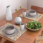 Kaleidoscope Tile Pattern XIII Neutral Earthy Pastel Placemat Gallery Image 2
