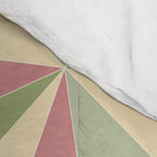 Kaleidoscope Tile Pattern XIII Neutral Earthy Pastel Comforter Gallery Image 4