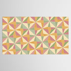 Kaleidoscope Tile Pattern XIII Neutral Earthy Pastel Tablecloth Gallery Image 2