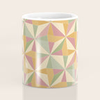 Kaleidoscope Tile Pattern XIII Neutral Earthy Pastel Coffee Mug Gallery Image 4