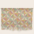 Kaleidoscope Tile Pattern XIII Neutral Earthy Pastel Wall Hanging Gallery Image 1
