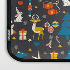 Christmas symbols pattern Laptop Sleeve Gallery Image 3
