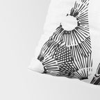 Plants in Black and White Vases Pillow Sham Gallery Image 4