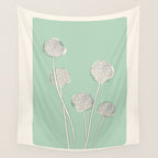 Abstract Dandelions Wall Tapestry Gallery Image 4