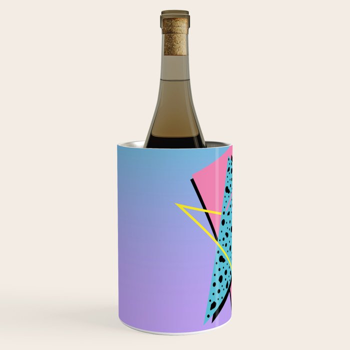 Memphis pattern 93 - 80s / 90s Retro Wine Chiller Gallery Image 2