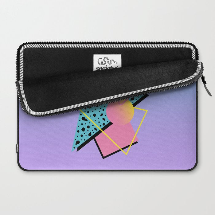 Memphis pattern 93 - 80s / 90s Retro Laptop Sleeve Gallery Image 2
