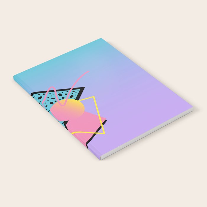 Memphis pattern 93 - 80s / 90s Retro Notebook Gallery Image 1
