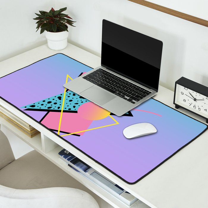 Memphis pattern 93 - 80s / 90s Retro Desk Mat Gallery Image 2