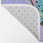 Memphis pattern 93 - 80s / 90s Retro Bath Mat Gallery Image 2