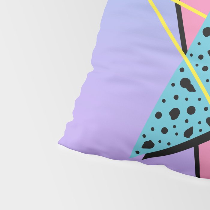 Memphis pattern 93 - 80s / 90s Retro Pillow Sham Gallery Image 4
