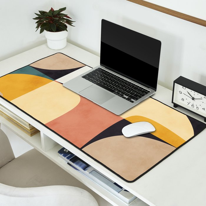 modern shapes 8 Desk Mat Gallery Image 2