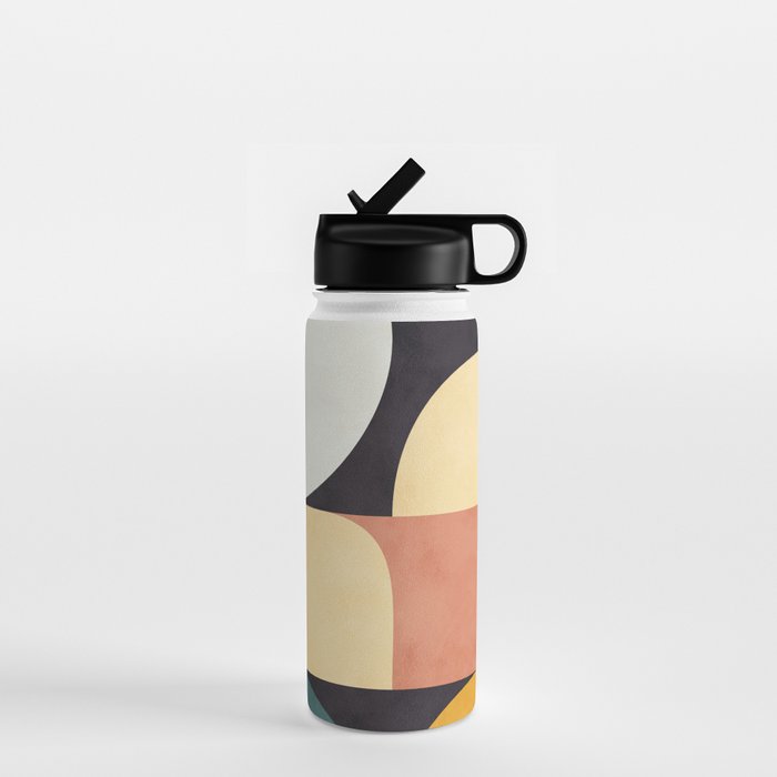 modern shapes 8 Water Bottle Gallery Image 1
