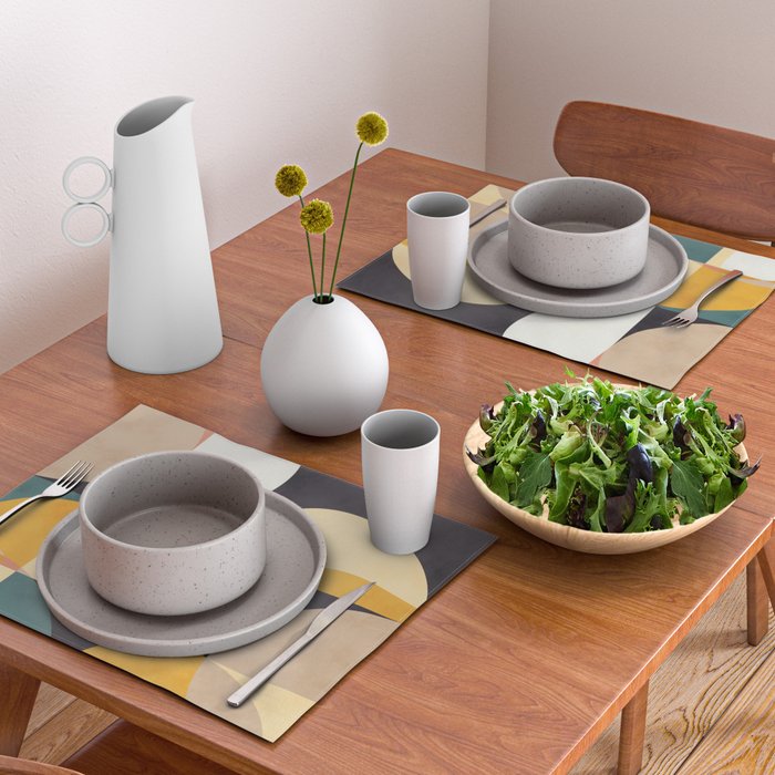 modern shapes 8 Placemat Gallery Image 2