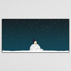 Star gazing - Penguin's dream of flying Desk Mat Gallery Image 3