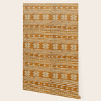 Yellow ochre kilim carpet Wallpaper Gallery Image 2