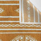 Yellow ochre kilim carpet Wall Tapestry Gallery Image 3