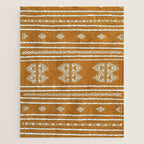 Yellow ochre kilim carpet Jigsaw Puzzle Gallery Image 1