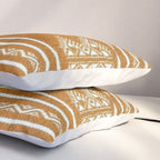 Yellow ochre kilim carpet Pillow Sham Gallery Image 3