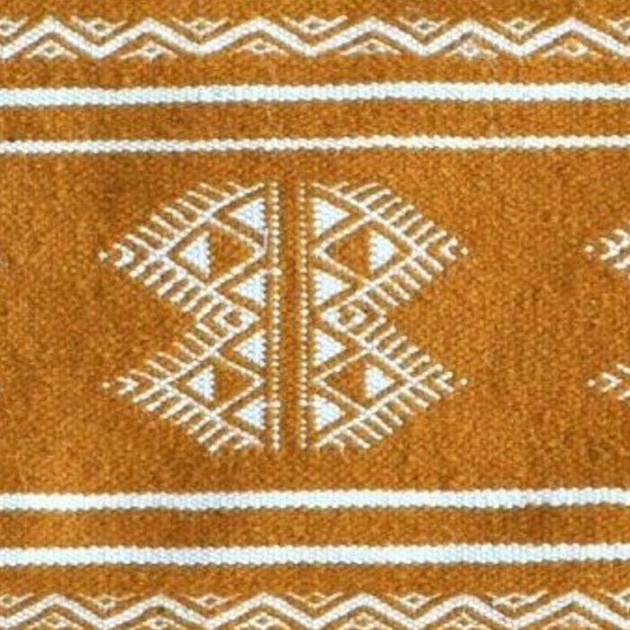 Yellow ochre kilim carpet Coffee Mug Gallery Image 2