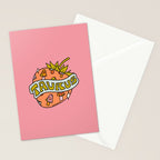Taurus Strawberry Stationery Card Gallery Image 2