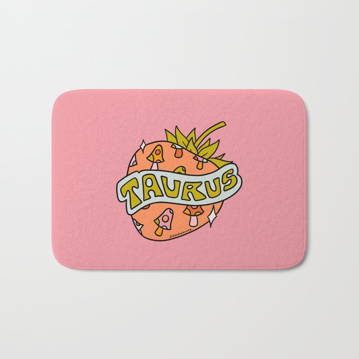 Taurus Strawberry Bath Mat Gallery Image 1