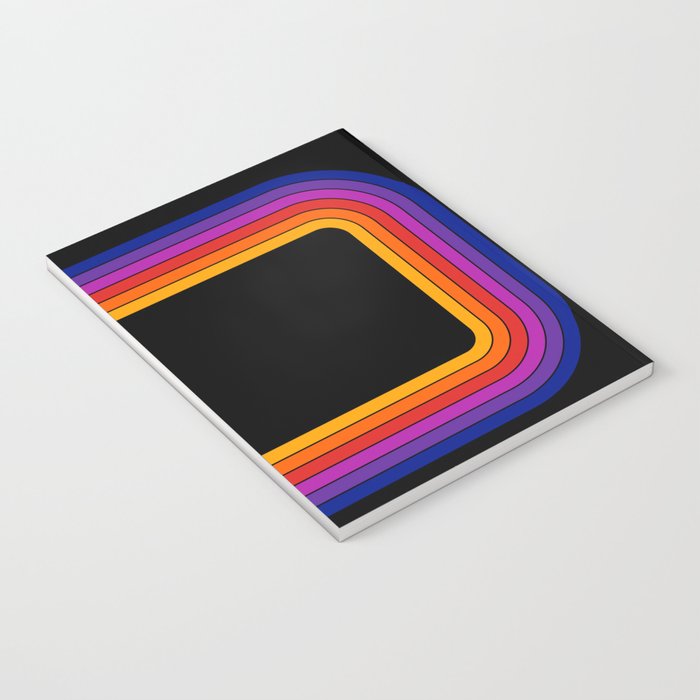 Black Rainbow Tunnel Notebook Gallery Image 3