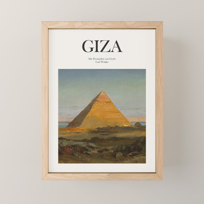 Giza, Egypt Mini Art Print Gallery Image 1