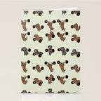 Olympic Lifting Dachshund Stationery Card Gallery Image 2