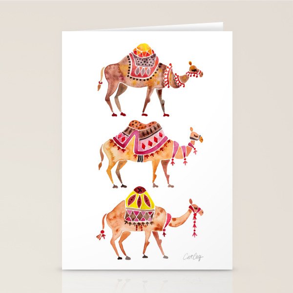 Camel Train Stationery Card Gallery Image 1