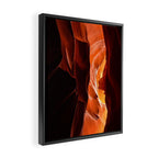 Antelope Canyon Glow Framed Canvas Print Gallery Image 2
