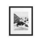 Bodega Bay in Black-and-White Framed Art Print Gallery Image 5