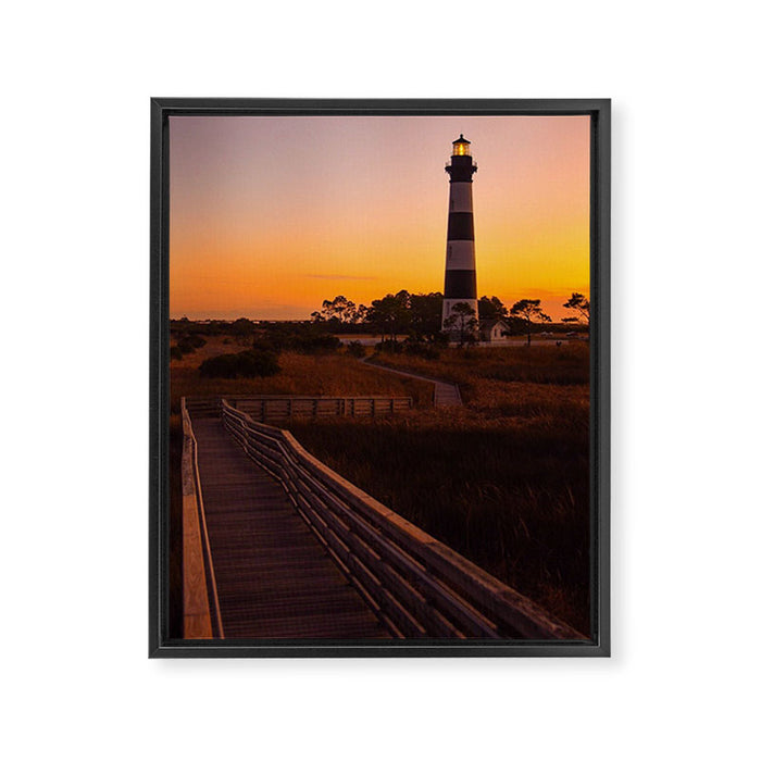 Bodie Island Lighthouse Framed Canvas Print Gallery Image 1