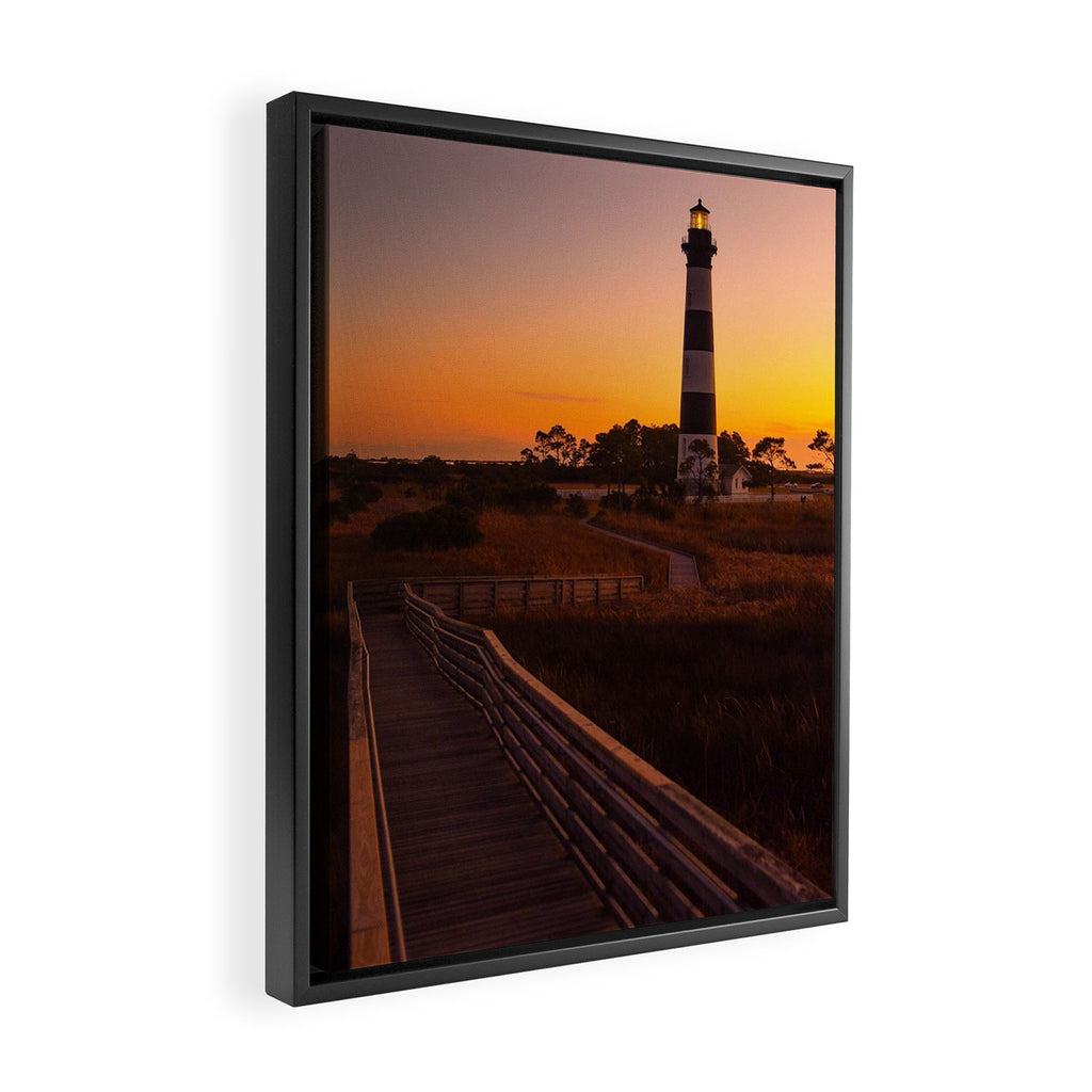 Bodie Island Lighthouse Framed Canvas Print Gallery Image 2