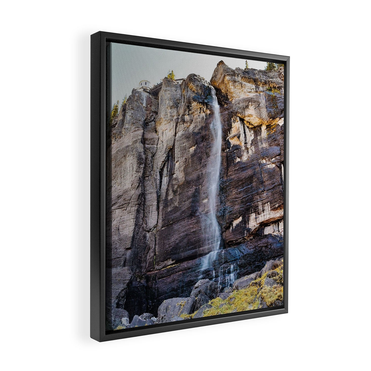 Bridal Veil Falls Framed Canvas Print Gallery Image 2