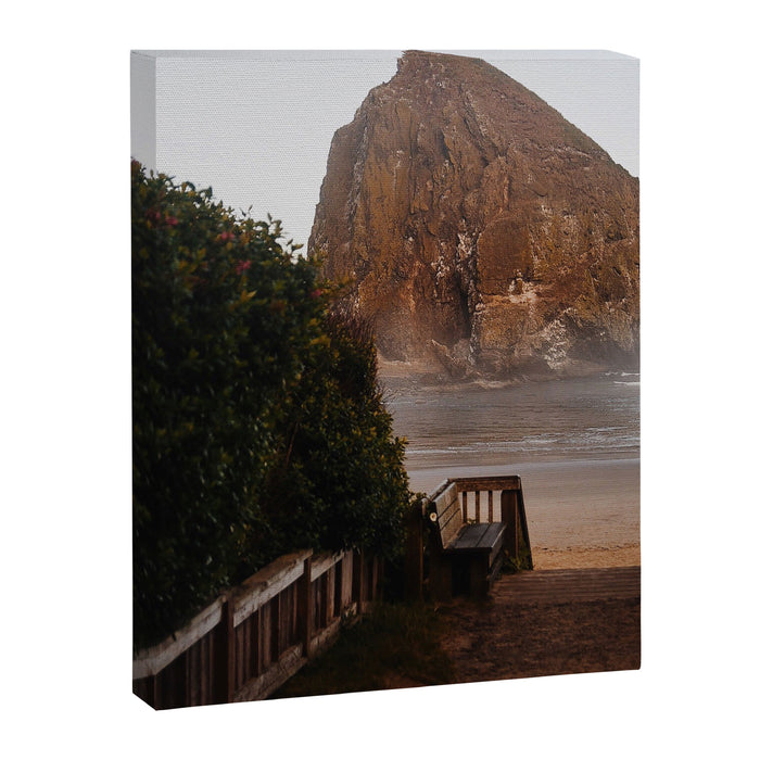 Cannon Beach Boardwalk Canvas Print Gallery Image 1