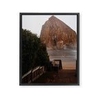 Cannon Beach Boardwalk Framed Canvas Print Gallery Image 6