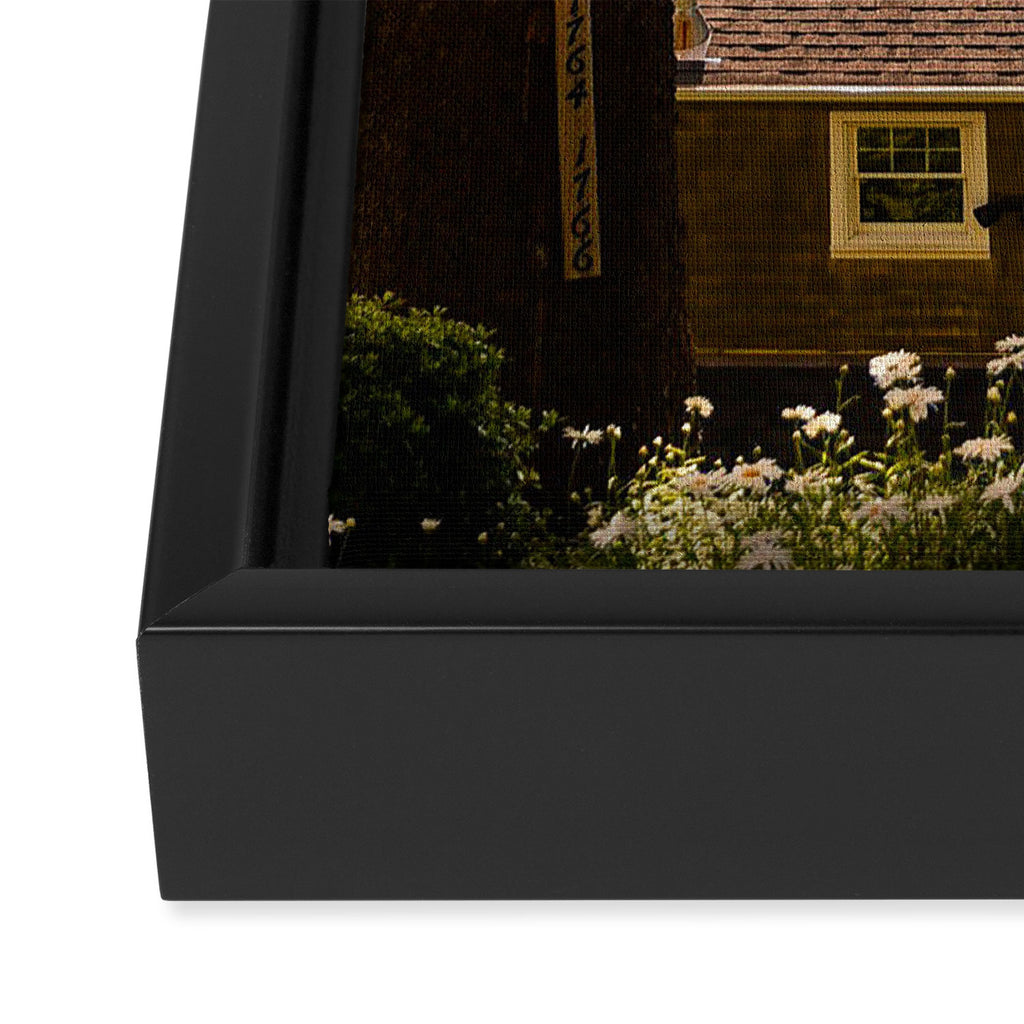 Cannon Beach Bungalow Framed Canvas Print Gallery Image 3