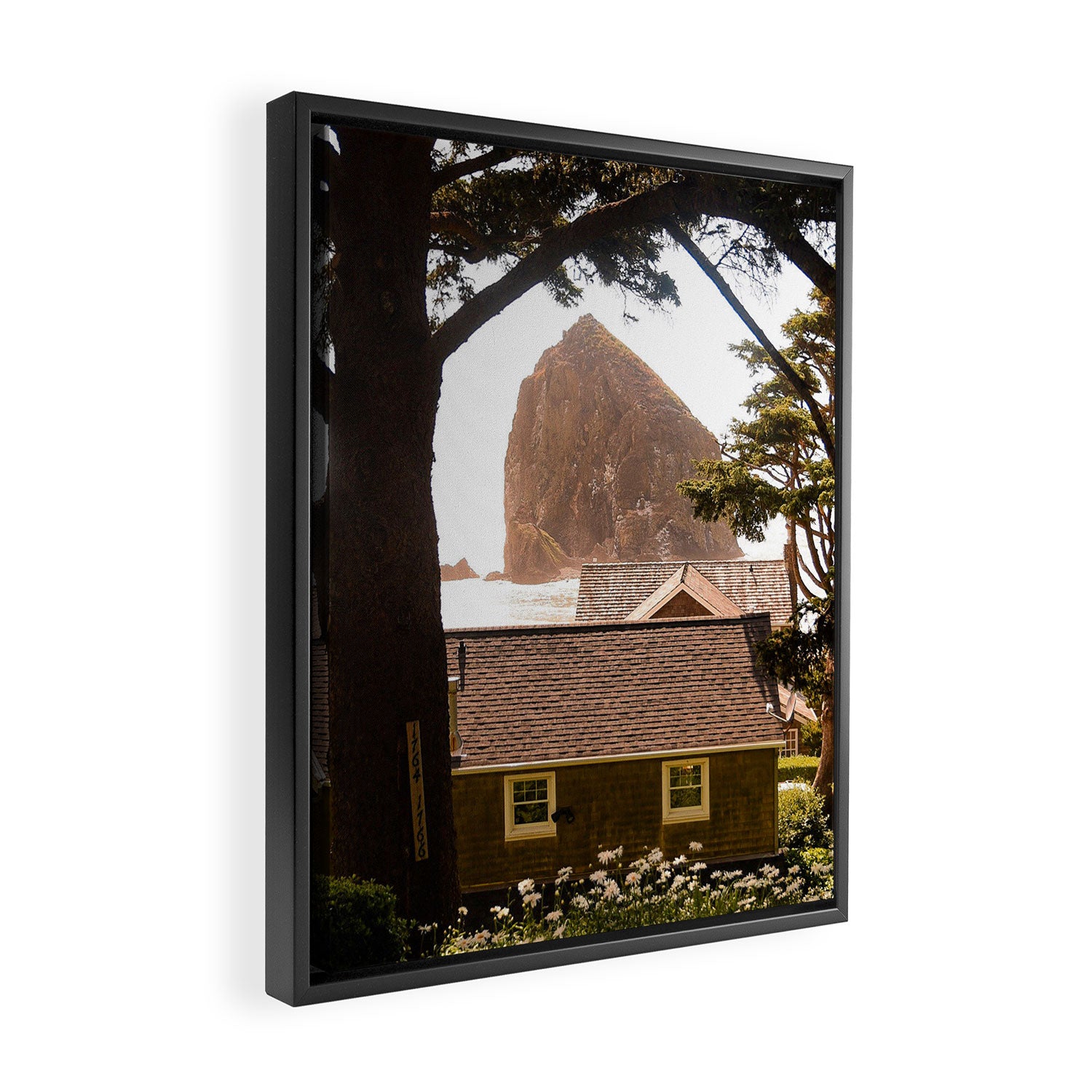 Cannon Beach Bungalow Framed Canvas Print Gallery Image 2