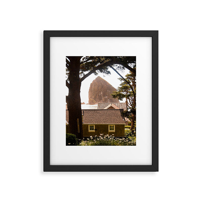 Cannon Beach Bungalow Framed Art Print Gallery Image 5