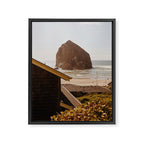 Cannon Beach Cottage Framed Canvas Print Gallery Image 6