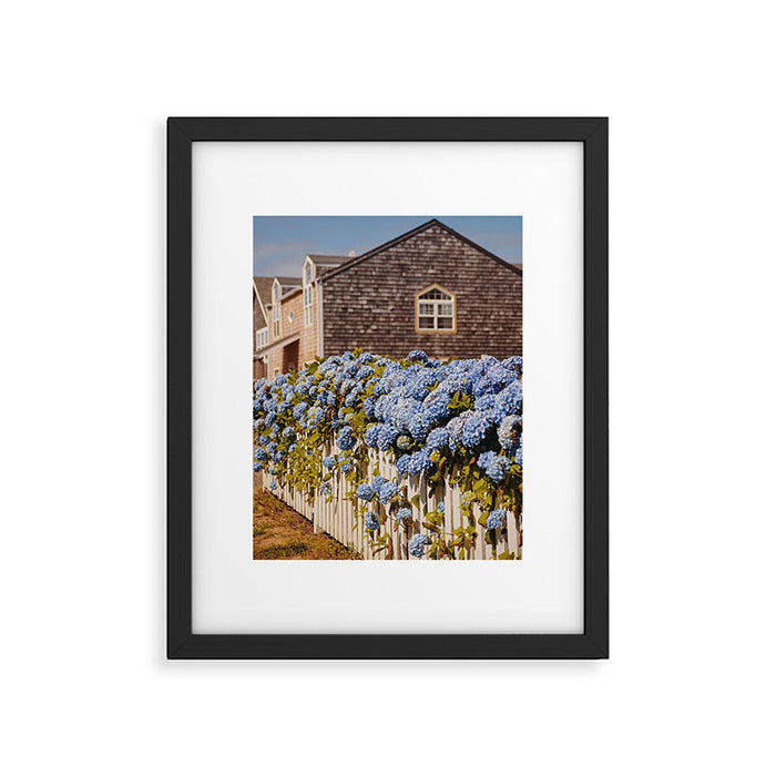 Cannon Beach Hydrangeas  Framed Art Print Gallery Image 1