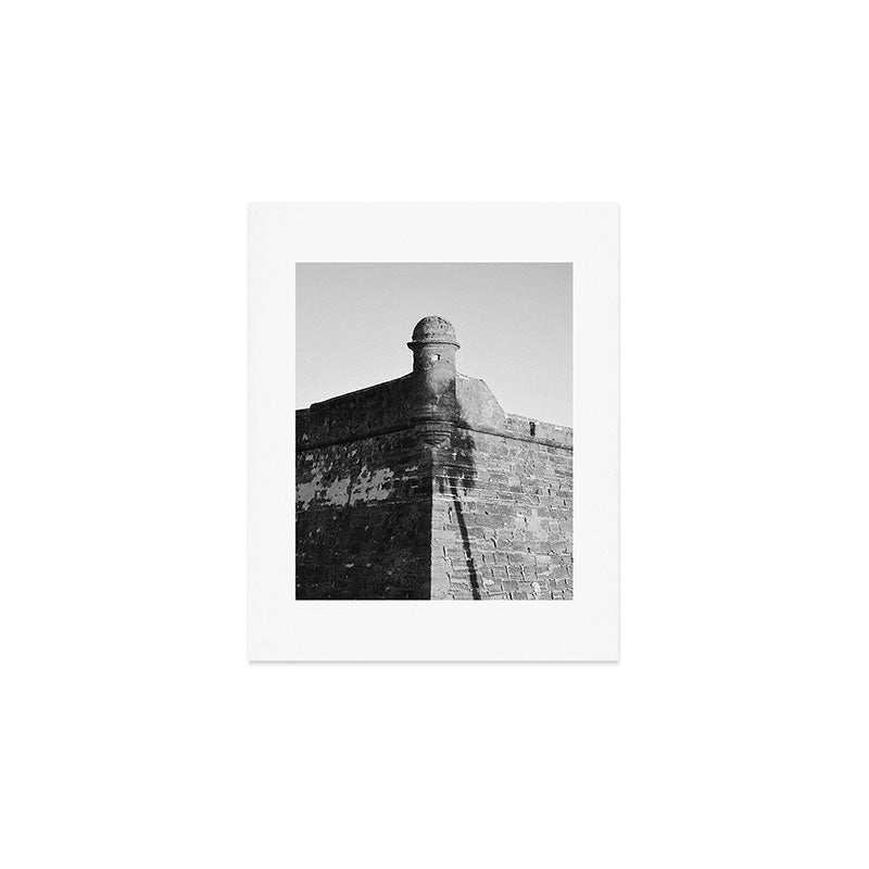 Castillo De San Marcos Shadows Art Print Gallery Image 1