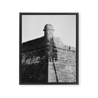 Castillo De San Marcos Shadows Framed Canvas Print Gallery Image 6