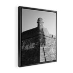 Castillo De San Marcos Shadows Framed Canvas Print Gallery Image 2