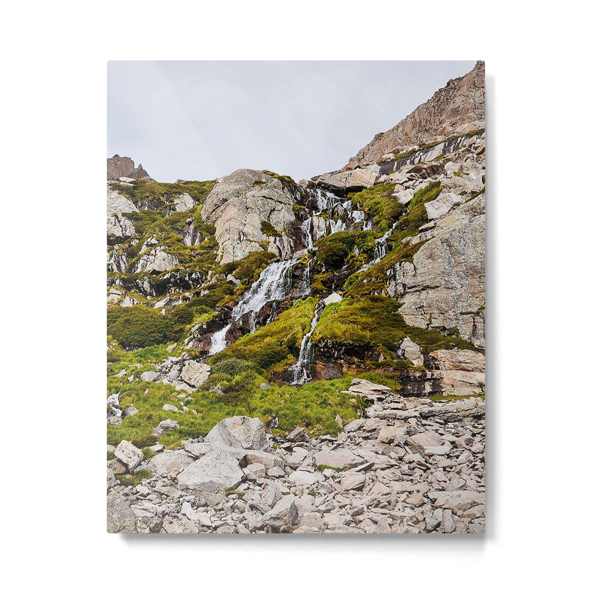 Chasm Lake Waterfall Metal Print Gallery Image 4