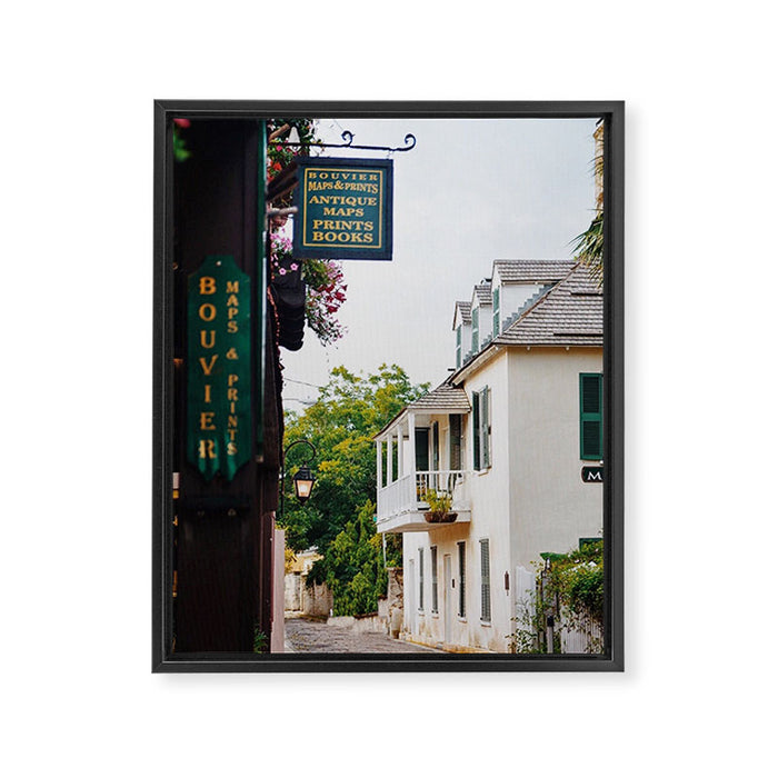 Cobblestone Dreams Framed Canvas Print Gallery Image 1
