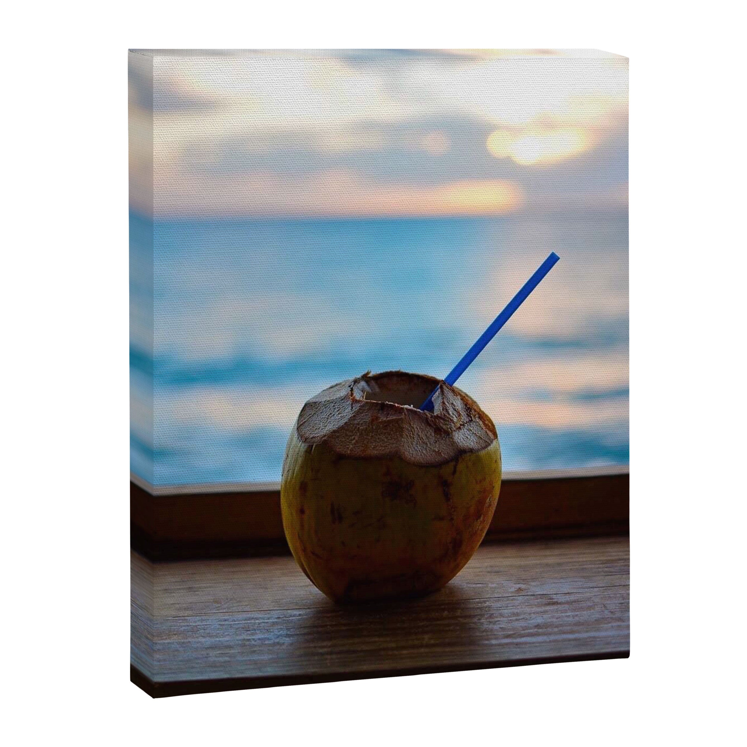 Coconut Drink Canvas Print Gallery Image 6