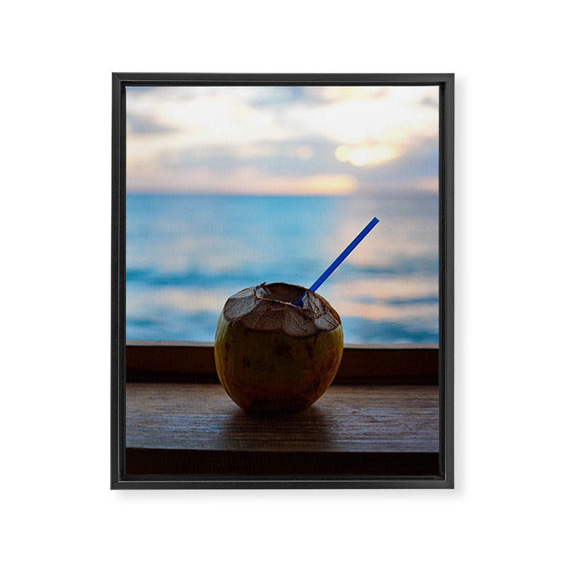 Coconut Drink Framed Canvas Print Gallery Image 6