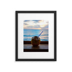 Coconut Drink Framed Art Print Gallery Image 5